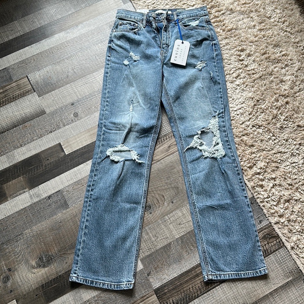Codi Eunina high rise dad jean!
